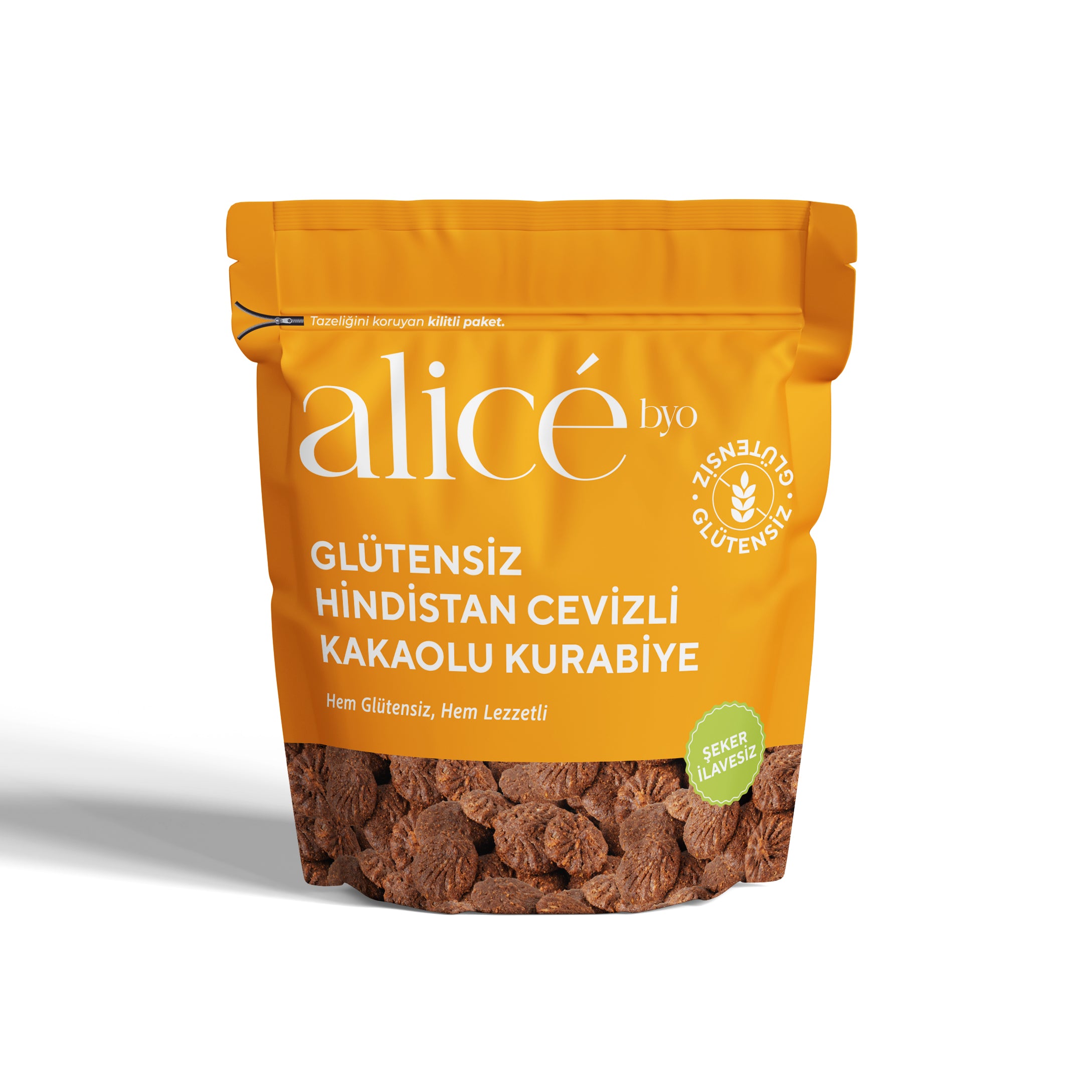 GLÜTENSİZ HİNDİSTAN CEVİZLİ KAKAOLU KURABİYE