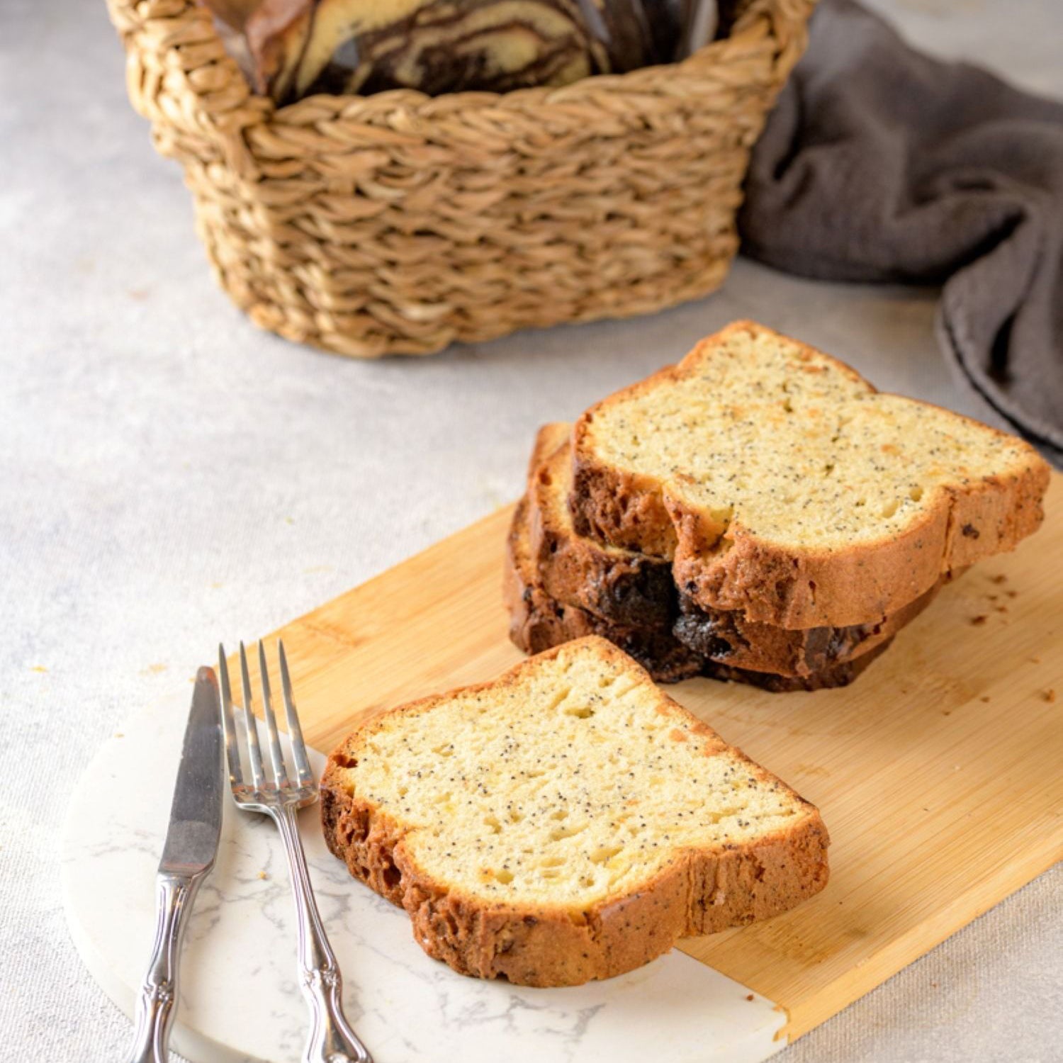 DİLİM KEK LİMONLU HAŞHAŞLI