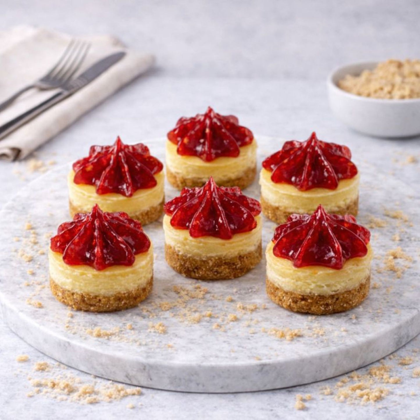 CHEESCAKE PETİFUR FRAMBUAZLI