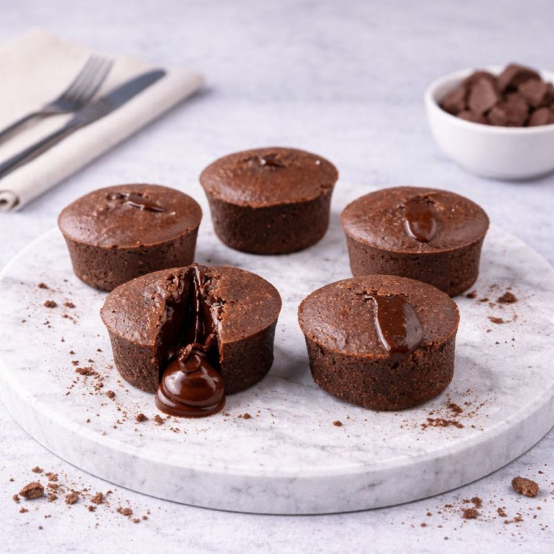 MİNİ ÇİKOLATALI SUFLE