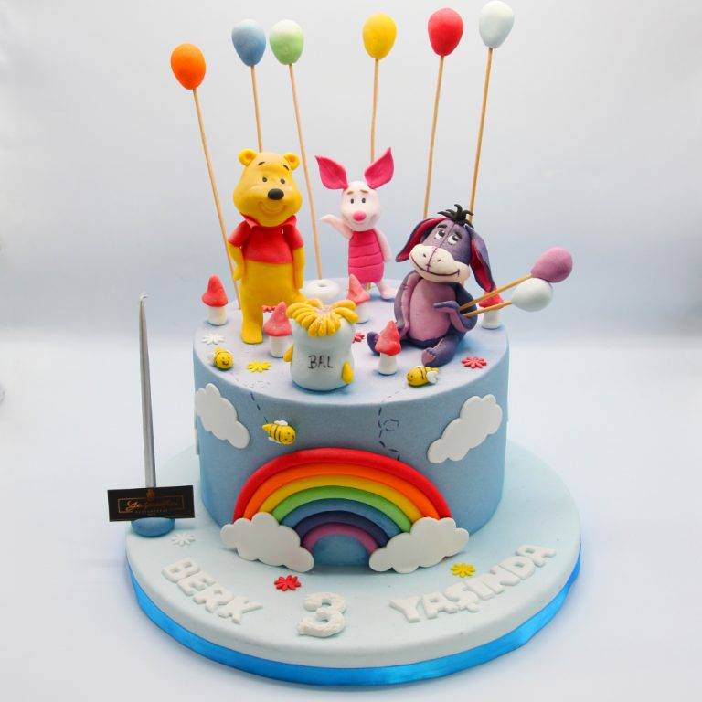 Winnie The Pooh Figürlü Pasta Yağcıoğlu Pastaneleri