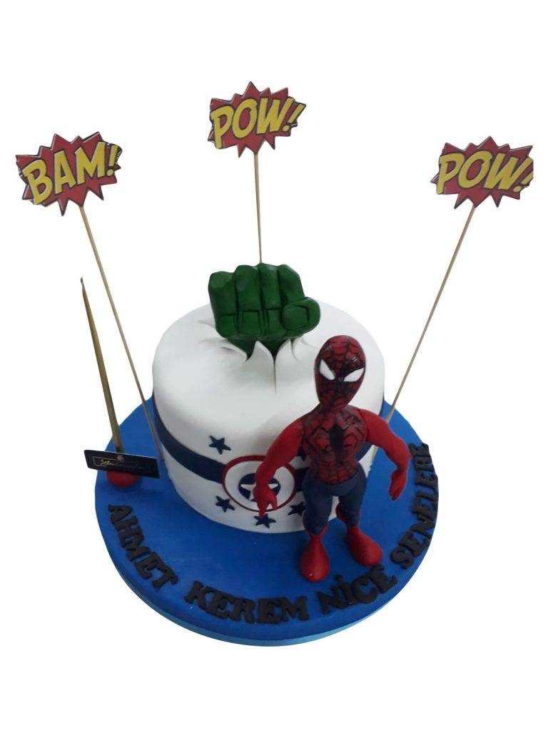 Marvel Figürlü Pasta Yağcıoğlu Pastaneleri