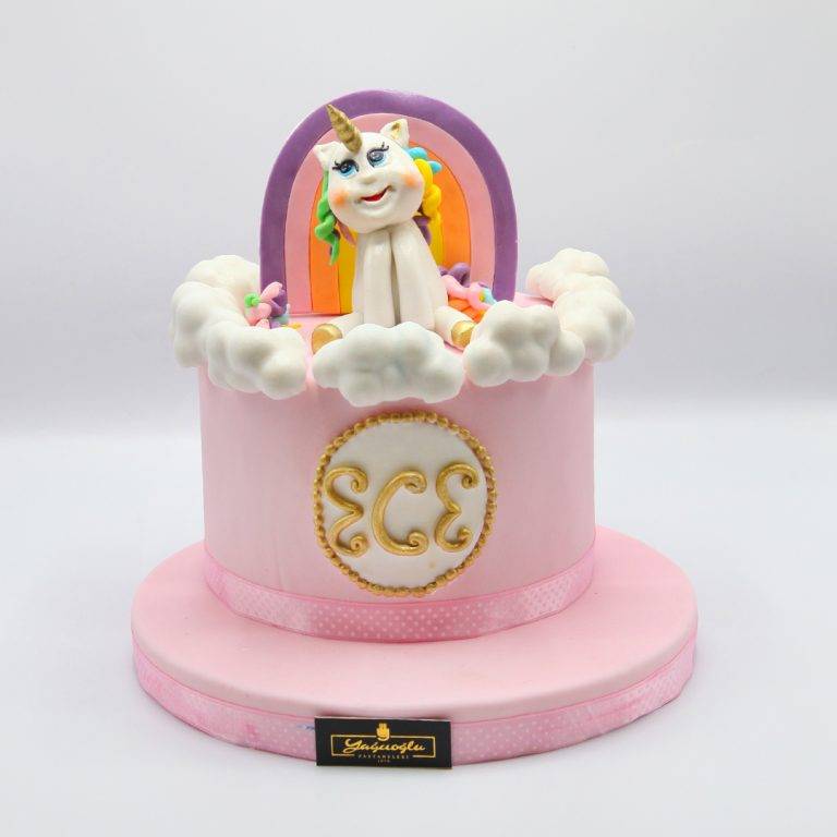 Unicorn Figürlü Pasta Yağcıoğlu Pastaneleri